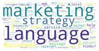 Word Cloud International Marketing localization and translation