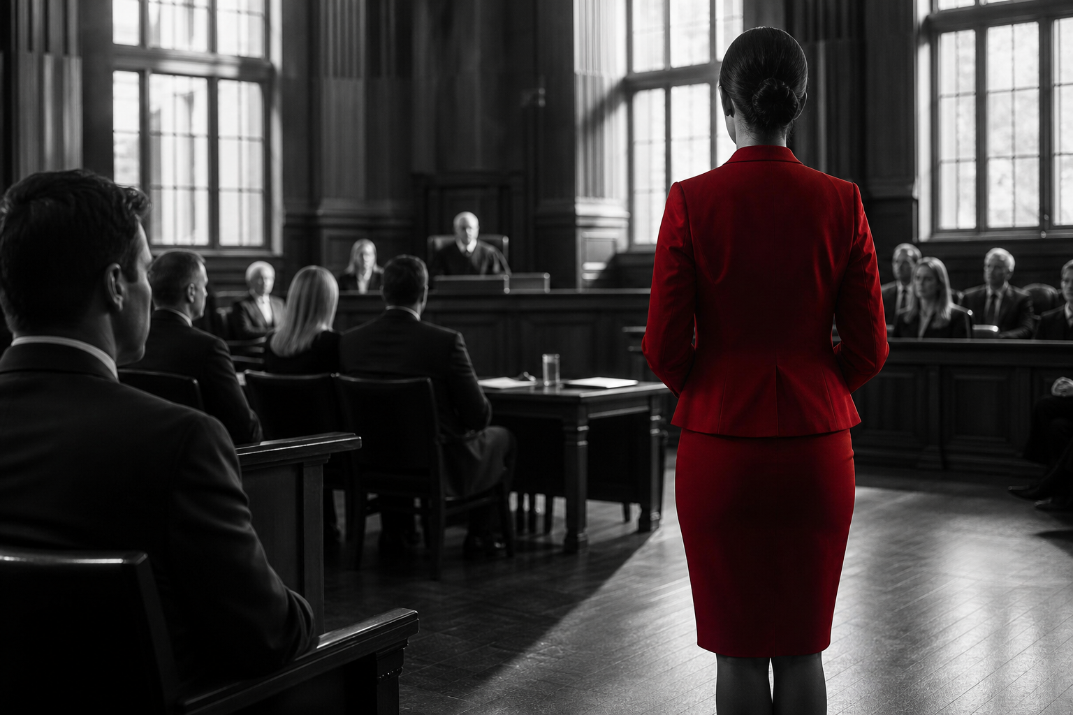 Interpreter assisting in court