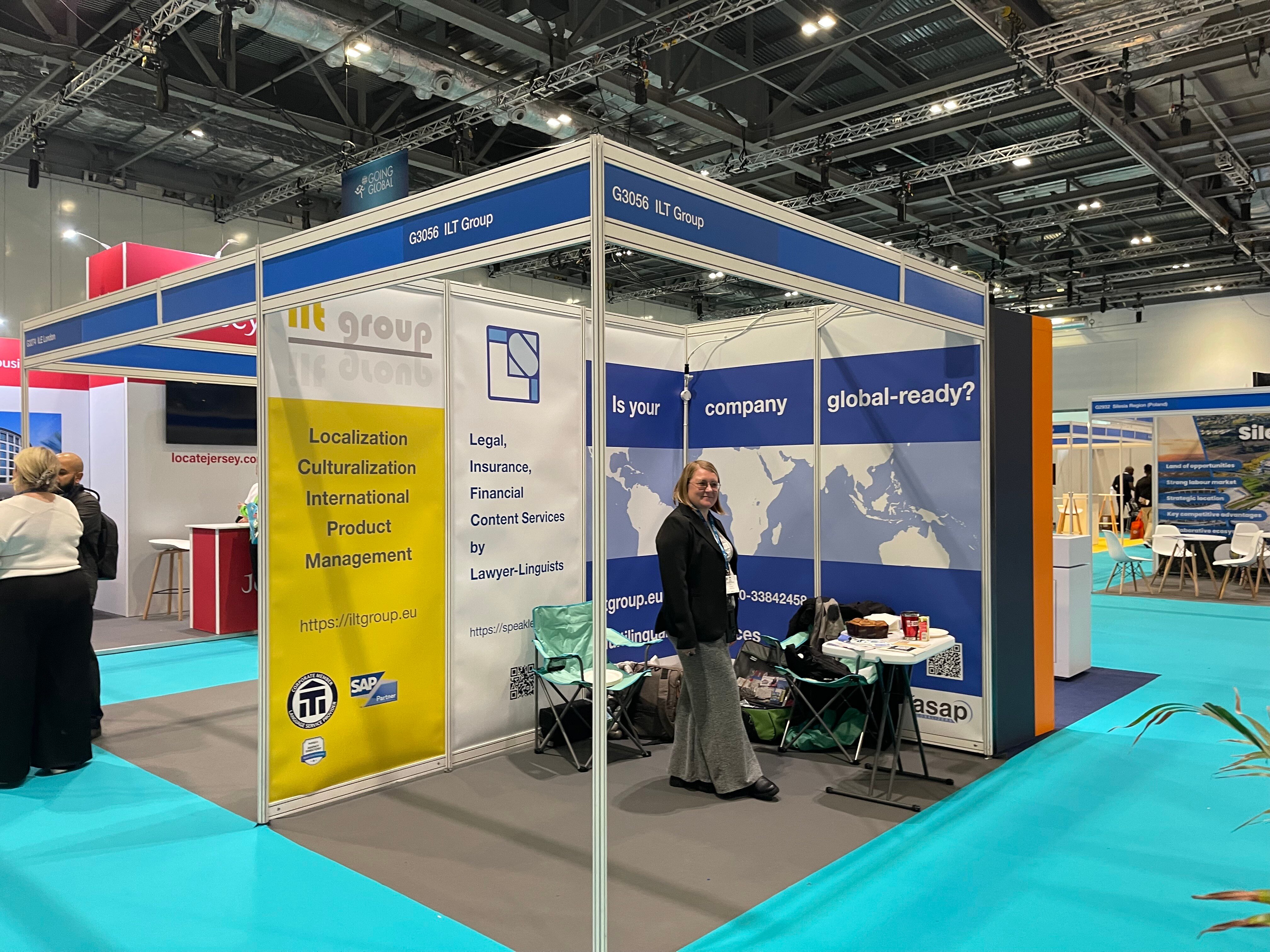 ILT's Booth at Excel Center Going Global 2024